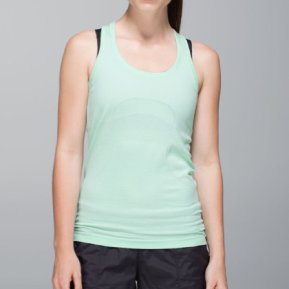 SOLD Lululemon Swiftly Tech Racerback Tank Green 6 - Picture 1 of 8